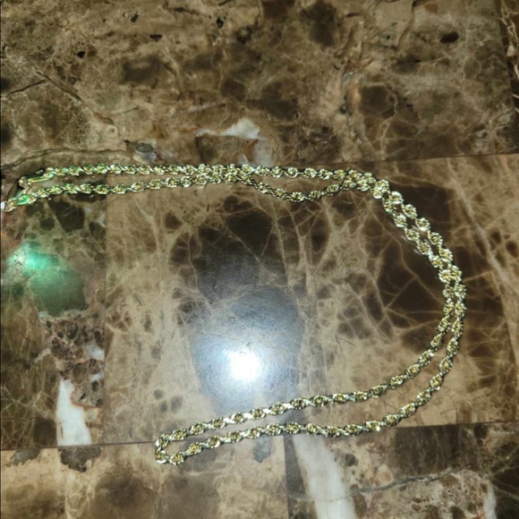 20 inch 14k gold rope chain - Picture 2 of 3